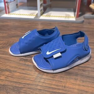Nike Sunray Adjust 5 Sandal Game Royal/Wolf Grey US Toddler Boys 4c